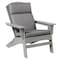 Lavish Home High Back Outdoor Chair Cushions for Patio Furniture Seats Water, Fade & UV-Resistant Fabric 82-TEX1061G - alternate 7