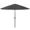 Pure Garden 10 ft Round Patio Umbrella Auto Tilt, Easy Crank, Vented Canopy Outdoor Umbrella for Shade 50-LG1416 - alternate 7