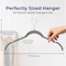 Serenelife Shirt Hangers, Premium Non-Slip Velvet Hangers Pack with 360 degrees Swivel Hooks, Slim, 50PK SLSHGR50 - alternate 3