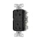 Eaton Wiring Devices Eaton GFCI Receptacle, 125 V, 20 A, NEMA: NEMA 5-20R, Back, Side Wiring, Black GF20BK - alternate 4
