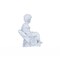 Homeroots Vintage Look Off White Boy Sitting Statue 364247 - alternate 5