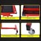 Wrightmaster 29 in. x 20 in. Red Adjustable Height Work Table with Drawer, 220 lb Capacity, and 4 Swivel Casters ZR-65407 - alternate 6