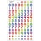 Trend Enterprises Numbers superShapes Stickers, PK4800 T46036 - alternate 1