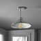 Jonathan Y Cisco 11.8 in. Iron Modern Farmhouse LED Semi Flush Mount, Chrome JYL9532B - alternate 5