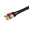 Monoprice Rca Plug/2 Rca Plug M/M Cable, Black15ft. 5348 - alternate 4