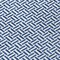 Homeroots 8' Navy Blue And Gray Round Geometric Washable Indoor Outdoor Area Rug 594487 - alternate 5