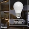 Bulbrite LED Filament PK of (4) 7 W Dimmable A15 Light Bulb with Milky Glass Finish and E26 Base, 2700K 861635 - alternate 3