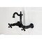Kingston Brass Two-Handle Wall Mount Bridge Kitchen Faucet, Matte Black KS2440PKX - alternate 5