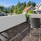 Wrightmaster 3 ft. x 15 ft. Grey Balcony Privacy Fence Screen with UV Blockage for Balcony Porch Patio Deck Yard ZR-0315GY - alternate 5
