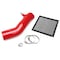 Hps Performance Silicone Air Intake Kit with Drop  in Air Filter, Red,  827-725R - alternate 1