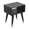 Homeroots 21" Brown Solid Wood Two Drawer Nightstand 701744 - alternate 6