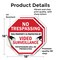 Signmission No Trespassing This Property Is Pro, 18 inch X 18 inch, Vinyl Decal, 2PK OC-D-2PACK-18-101 - alternate 4