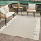 Homeroots 5' X 7' Beige And Brown Geometric Distressed Indoor Outdoor Area Rug 558754 - alternate 8