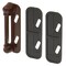 Prime-Line Storm and Screen Door Push Button Handle Set, Interior Latch 1-1/2 in. Hole Center, Brown K 50827 - alternate 6
