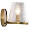 Nuvo Valentine, 1 Light Vanity, Vintage Brass Finish, Hammered Glass 60/8261 - alternate 7