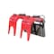 Greywolf Double Quick Attach Grapple Attachment for Skid Steer Loaders, Gray/Red Powder Coat 1066 - alternate 1