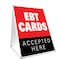 Signmission Ebt Cards, 36 Inch x 24 Inch A-frame Yard Sign, Plastic Sign SBC-2436-Ebt Cards - alternate 1