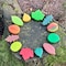 Yellow Door Sensory Play Stones, Leaves, 12-Piece Set YD1218 - alternate 6