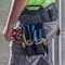 Klein Tools Belt, Tradesman Pro Modular Tool Belt - XL, Black, Ballistic Polyester and Leather 55920 - alternate 6