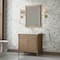 James Martin Vanities Kinnsden 36" Single Vanity, Weathered Oak w/ 3 CM White Zeus Silestone Top D680-V36-WTO-3WZ - alternate 6