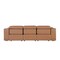 Homeroots 107" Chestnut Italian Leather Reclining Metal USB Sofa 720279 - alternate 8