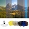 Bison Life Valkyrie Black Temple Interchangeable Safety Glasses Kit, ANSI Z87.1, UV Protection SH-VKSG-CLBKT-MS17-5LSET - alternate 7