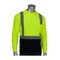 Pip ANSI Type R Class 2 Long Sleeve T-Shirt with 50+ UPF Sun Protection and Black Bottom Front 312-1350B-LY/2X - alternate 1