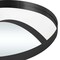 Homeroots 31" Black Round Metal Framed Full Length Hanging Mirror 564446 - alternate 3