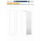 Reso Radiata pine, White, 96 in L, 0.56 in H, 5.5 in W, Primed RMB-696-1-1 - alternate 3
