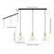 Jonathan Y Kiawah Island 30.5" 3-Light Metal/Glass Contemporary Modern LED Pendant, Brass Gold/Black JYL1123A - alternate 10