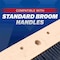 Marshalltown Wood Backed Concrete Brooms, Polypropylene Concrete Broom, Texture Broom, 48 inch Broom 848 - alternate 4