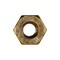 Auveco Hex Machine Screw Nut Brass 10-24 Threads 3/8in Hex, 100PK 3868 - alternate 2