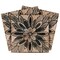 Homeroots 12" x 12" Brown And Black Vinyl Arabesque Peel And Stick Removable Tiles 569400 - alternate 1