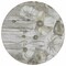 Homeroots 8' Taupe Ivory And Tan Round Floral Washable Indoor Outdoor Area Rug 582784 - alternate 4