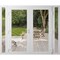 Vdomdoors Front Exterior Prehung Metal-Plastic Double Doors Clear Glass / MANUX 8666 White Silk / Office Comm MANUX8666DEXD-WS-W14+72+14xH80-RH-I - alternate 1