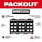 Milwaukee Tool PACKOUT Large Wall Plate, 30.75 in W x 20 in H x 1.2 in D, Polypropylene, Black 48-22-8497 - alternate 6