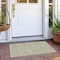 Homeroots 2' X 3' Light Green Damask Washable Non Skid Indoor Outdoor Area Rug 563853 - alternate 6