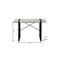 Homeroots 49" Gray and Black Computer Desk 355722 - alternate 8