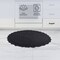 Lavish Home Bathroom Rugs 2 Woven Cotton Bath Mat Set for Boho Decor Round Rugs for Shower, Tub, Toilet, Vanity HT-BATH4-BLK - alternate 9