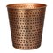 Happimess Axel Modern Minimalist Hammered Steel 2-Gallon Wastebasket, Antique Copper HPM1110B - alternate 6