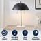 Jonathan Y Ella 20.7" Dome Metal with Marble Base LED Table Lamp, Black/White JYL1071B - alternate 7