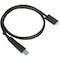 Targus 1M USB-C MALE W/ SCREW TO USB-C MALE CABLE W/ USB-A TETHER BLACK ACC1133GLX - alternate 5