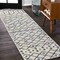 Jonathan Y Aksil Moroccan Beni Souk Cream/Navy 2 ft. x 8 ft. Runner Rug MOH208F-28 - alternate 1