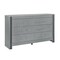 Homeroots 62" Silver Wood Six Drawer Double Dresser 633706 - alternate 12
