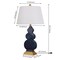 Jonathan Y Carter 29" Ceramic/Resin LED Table Lamp, Navy/Gold JYL3018A - alternate 9