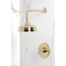 Kingston Brass Single-Handle Pressure Balanced Shower Faucet, Brushed Brass KB6337AXSO - alternate 4