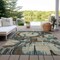 Homeroots 9' X 12' Beige Brown And Copper Geometric Washable Indoor Outdoor Area Rug 589372 - alternate 7