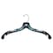 Nahanco 17in Black Plastic Middle Heavy Weight Shirt Hanger w/ Black hook, 100PK 2505BH - alternate 1