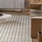 Homeroots 5' X 7' Cream and Beige Geometric Distressed Indoor Outdoor Area Rug 558796 - alternate 6