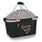 Picnic Time Family Of Brands NCAA West Virginia Mountaineers Metro Shopping Basket - Insulated Picnic Basket 645-00-175-834-0 - alternate 1